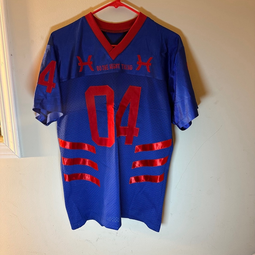 Men's Unbranded Jersey Size medium Blue and Red